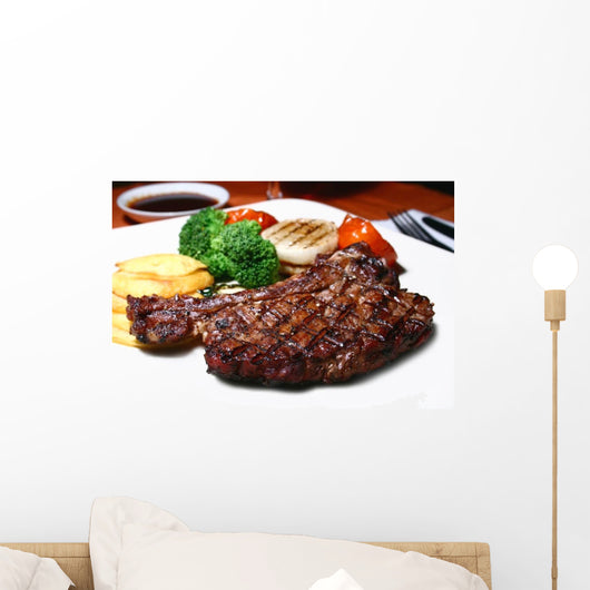 T-bone Steak Wall Decal