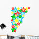 Congestion of Stars in Dark Blue Sky Wall Decal