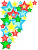 Congestion of Stars in Dark Blue Sky Wall Decal