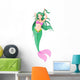Mermaid Girl under the sea Wall Decal