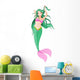 Mermaid Girl under the sea Wall Decal