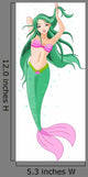 Mermaid Girl under the sea Wall Decal