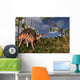Kentrosaurus and Ceratosaurus 3D Wall Mural