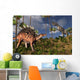 Kentrosaurus and Ceratosaurus 3D Wall Mural
