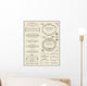 Calligraphic design elements and page decoration Wall Mural