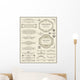 Calligraphic design elements and page decoration Wall Mural