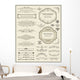 Calligraphic design elements and page decoration Wall Mural