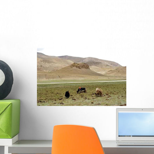 Les Montagnes Du Tibet Wall Decal