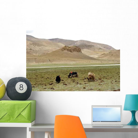 Les Montagnes Du Tibet Wall Decal