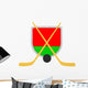 Belarus Shield Ice Hockey Isolated Wall Decal