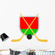 Belarus Shield Ice Hockey Isolated Wall Decal
