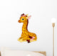 Giraffe Calf with bow Wall Mural