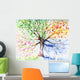 Four Season Tree Wall Mural