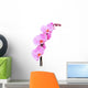 Beautiful pink Orchid, isolated on a white background. Wall Decal