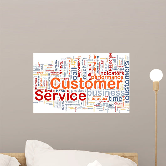 Customer Service Concept Wall Mural