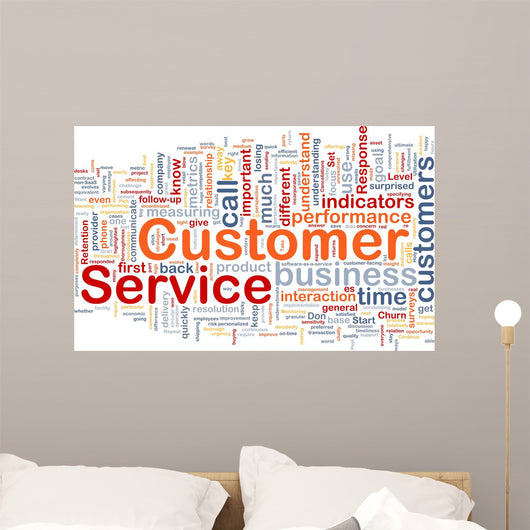 Customer Service Concept Wall Mural