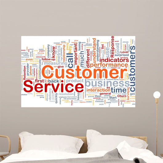 Customer Service Concept Wall Mural
