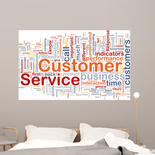 Customer Service Concept Wall Mural