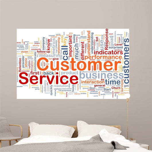 Customer Service Concept Wall Mural