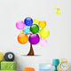 Rainbow Bubble Tree Wall Decal