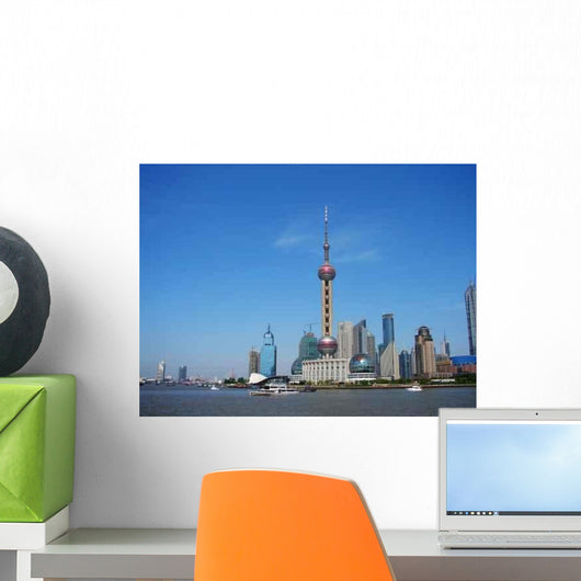 Shanghai's Landmark Wall Decal Design 2