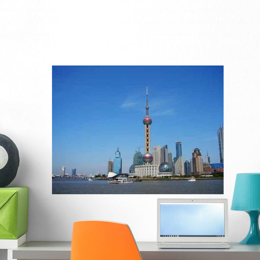 Shanghai's Landmark Wall Decal Design 2