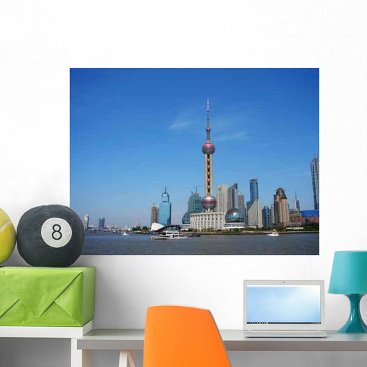 Shanghai's Landmark Wall Decal Design 2