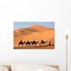 Camel Caravan Sahara Desert Wall Decal Design 3