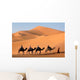 Camel Caravan Sahara Desert Wall Decal Design 3