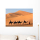 Camel Caravan Sahara Desert Wall Decal Design 3