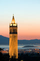 Berkeley University Sather Tower Zoom Wall Mural