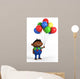 Boy with Balloons Wall Decal