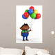 Boy with Balloons Wall Decal