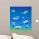 birds on the wires Wall Mural