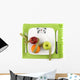 Healthy Food Fitness Wall Decal