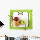 Healthy Food Fitness Wall Decal