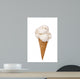 Vanilla Ice Cream Cone Wall Decal