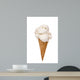 Vanilla Ice Cream Cone Wall Decal