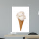 Vanilla Ice Cream Cone Wall Decal