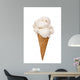 Vanilla Ice Cream Cone Wall Decal