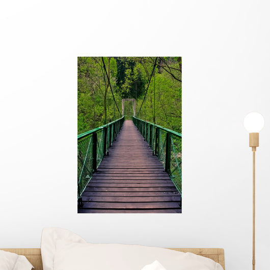 Suspended Wood and Metal