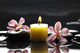 Burning Spa Candles with