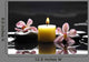 Burning Spa Candles with