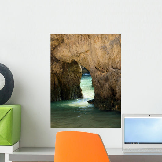 Caves and Colourful Rock