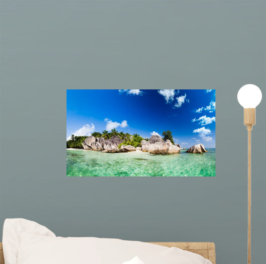 Anse Source d'Argent, La Digue, Seychelles Wall Mural