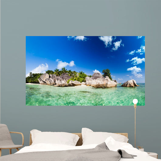 Anse Source d'Argent, La Digue, Seychelles Wall Mural