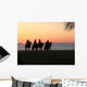 Cow Boys Sunset 2 Wall Decal