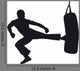 Kickboxing Martial Arts Wall Decal