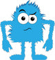 Blue Furry Monster Upset