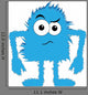 Blue Furry Monster Upset